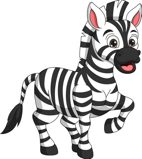 cartoon zebra